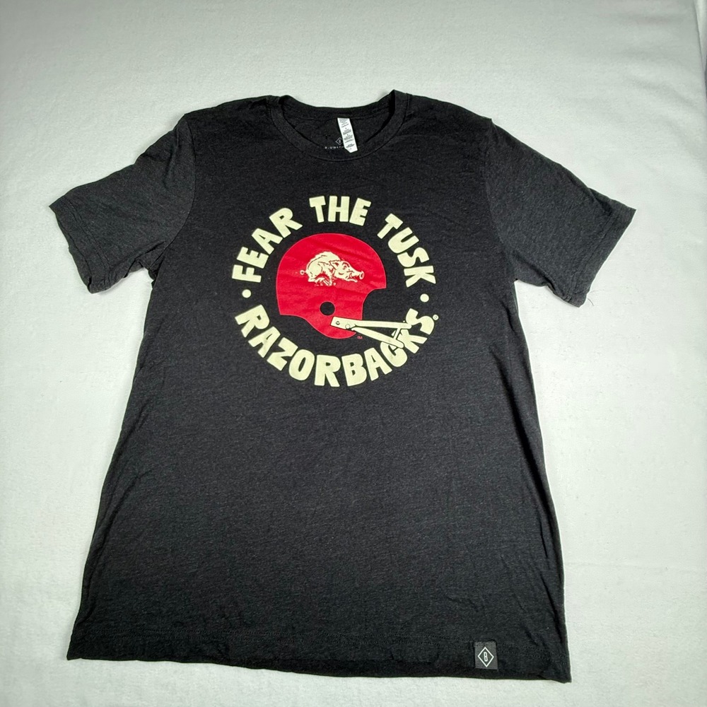 B Unlimited College Vault Arkansas Razorbacks‎ T Shirt Graphic Tee Womens L